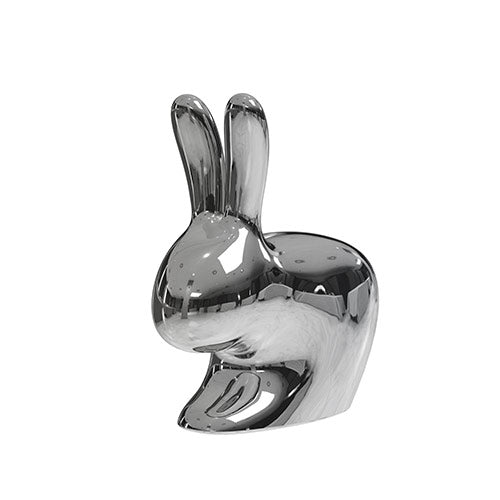 Qeeboo Rabbit Chair Baby zilver