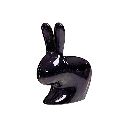 Qeeboo Rabbit Chair Baby zwarte parel