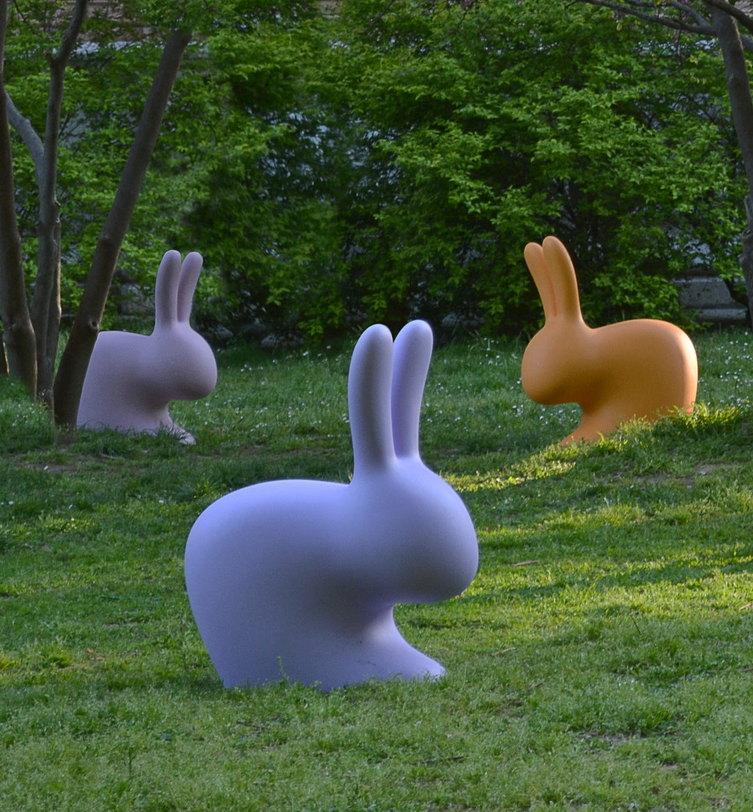Qeeboo Rabbit Chair paars oranje