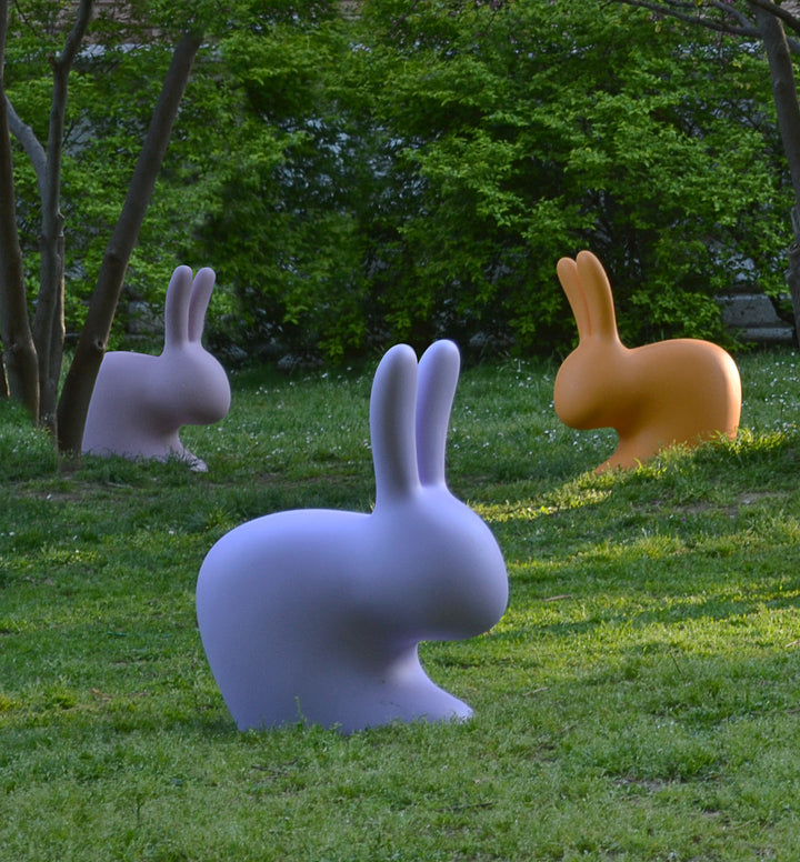Qeeboo Rabbit Chair paars oranje