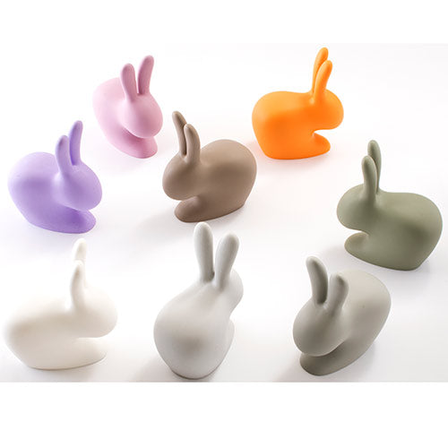 Qeeboo Rabbit chair groen bruin paars oranje