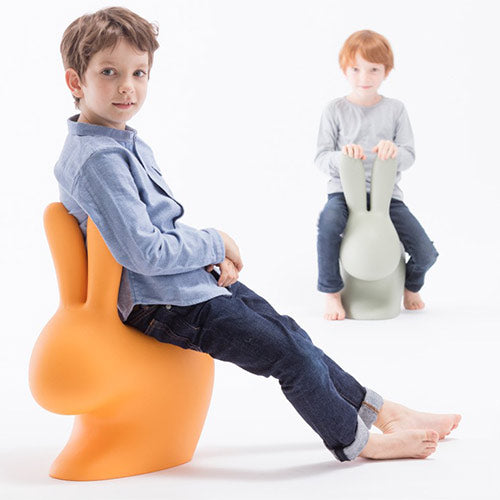 Qeeboo Rabbit Chair oranje en groen