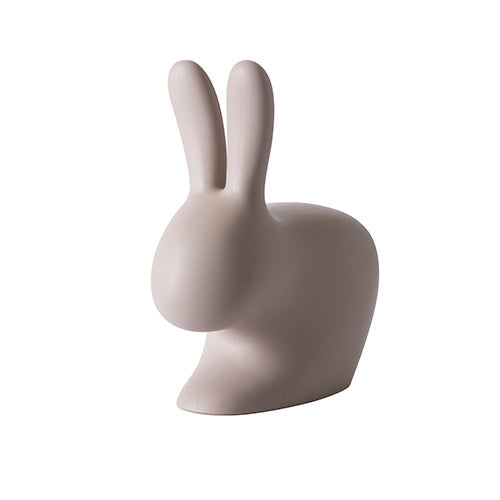 Qeeboo rabbit chair baby grijs bruin