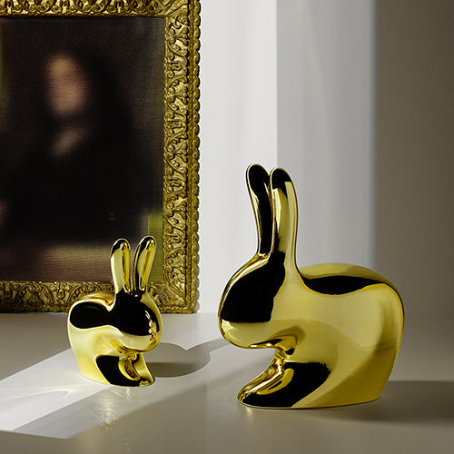 Qeeboo Rabbit Chair goud kleur