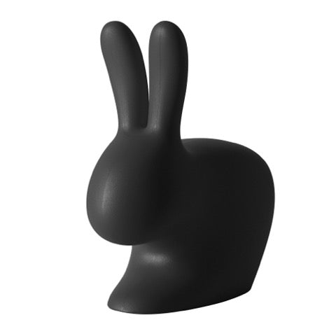 qeeboo rabbit chair zwart
