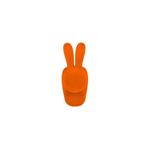 Qeeboo Rabbit XS boekenstandaard Velvet oranje