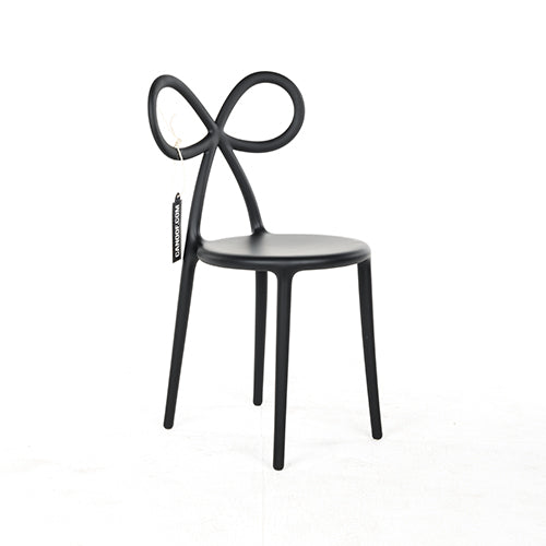 qeeboo ribbon chair zwart