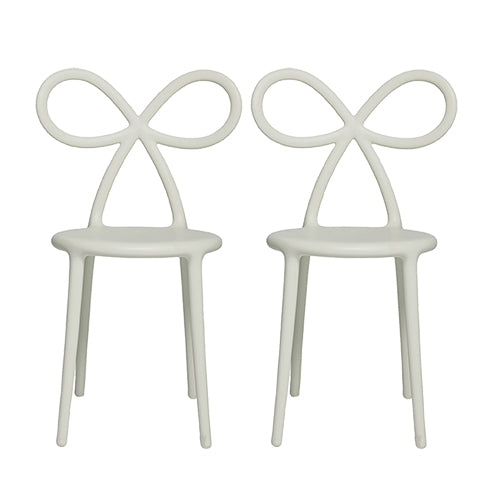 Qeeboo Ribbon chair wit set van 2