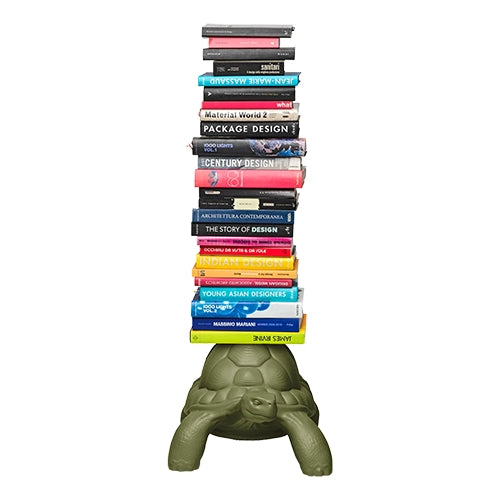 Qeeboo Turtle boekenstandaard groen