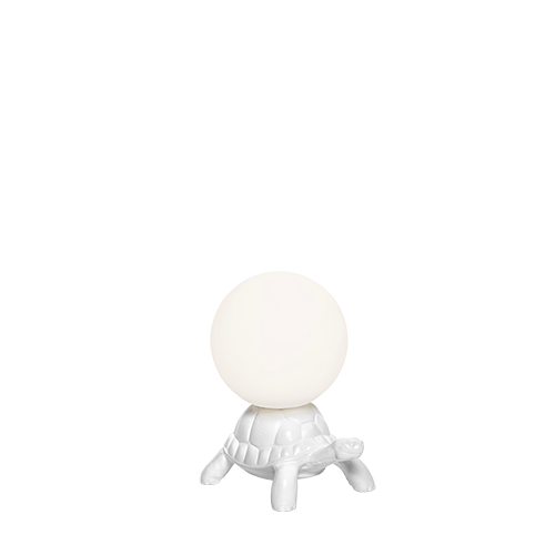Qeeboo Turtle XS tafellampje wit