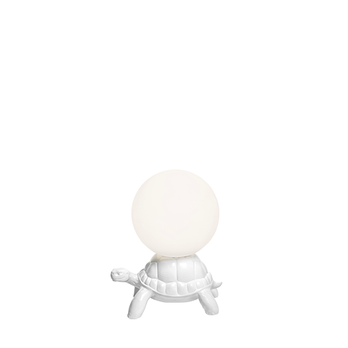Qeeboo Turtle XS tafellampje wit