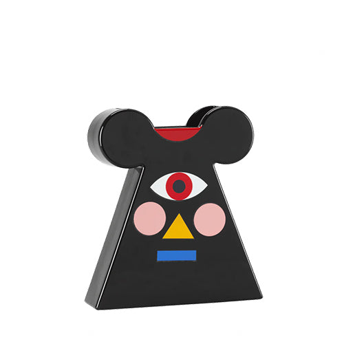 Qeeboo Oggian Mister Mouse vaas zwart