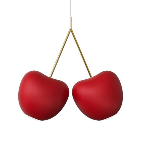 Cherry lamp rood
