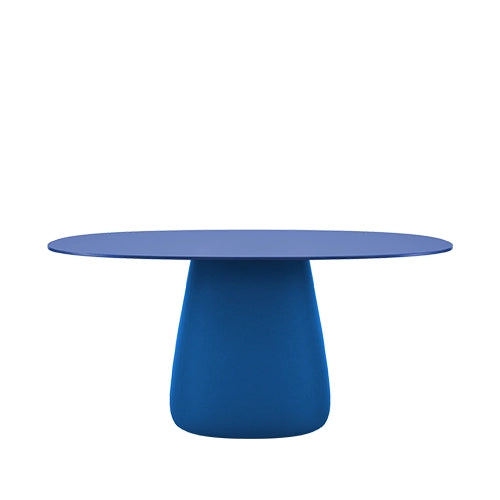 Qeeboo Cobble tafel HPL 160cm blauw