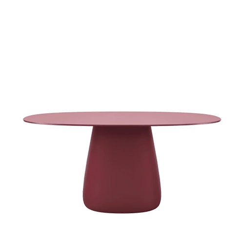 Qeeboo Cobble tafel HPL 160cm rood