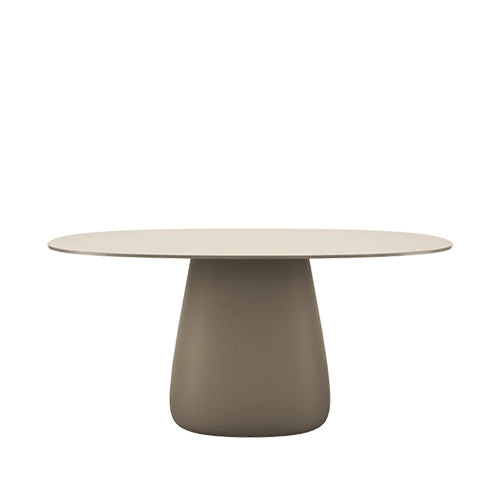 Qeeboo Cobble tafel HPL 160cm taupe