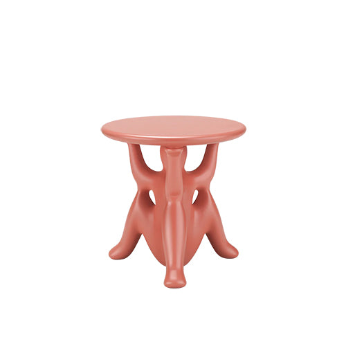 Qeeboo Helpyourself terracotta bijzettafel rood