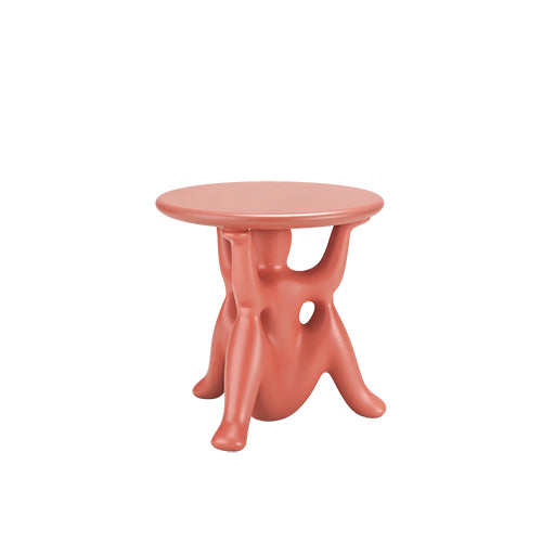 Qeeboo Helpyourself bijzettafel terracotta rood
