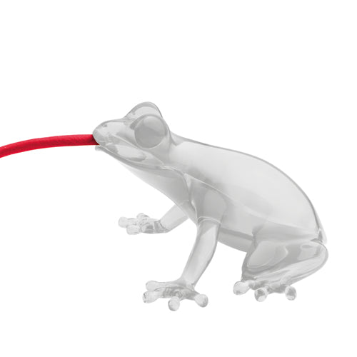Qeeboo hungry frog lamp wit