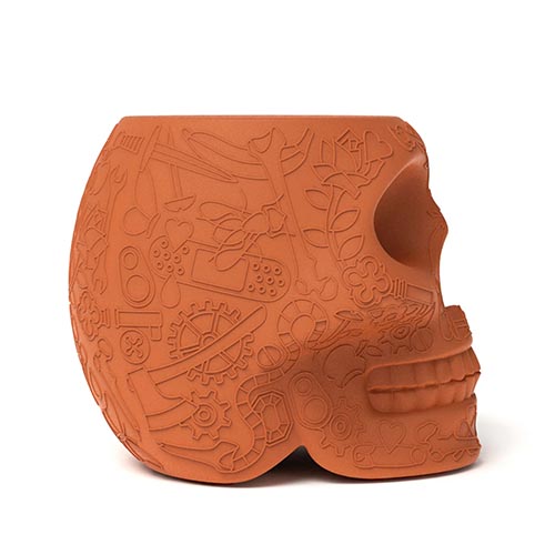 qeeboo mexico bijzettafel terracotta oranje