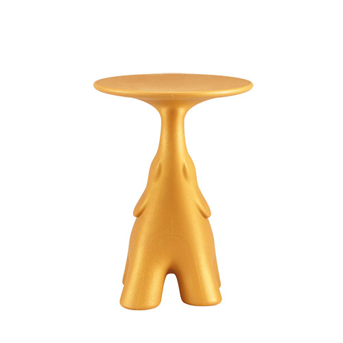 Qeeboo Pako mango glitter bijzettafel geel