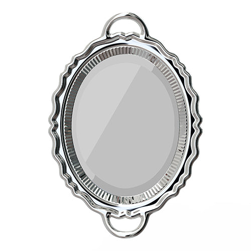 Qeeboo plateau mirror zilver