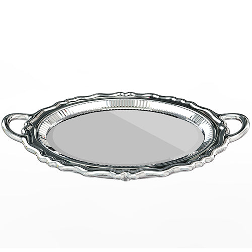 Qeeboo Plateau spiegel zilver kleurig