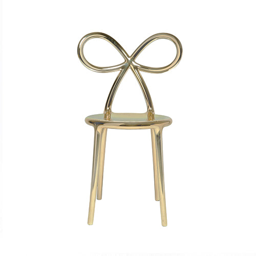 Qeeboo Ribbon Chair Metal finish goud