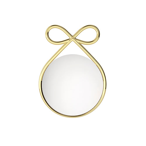 Qeeboo Ribbon mirror goud kleur