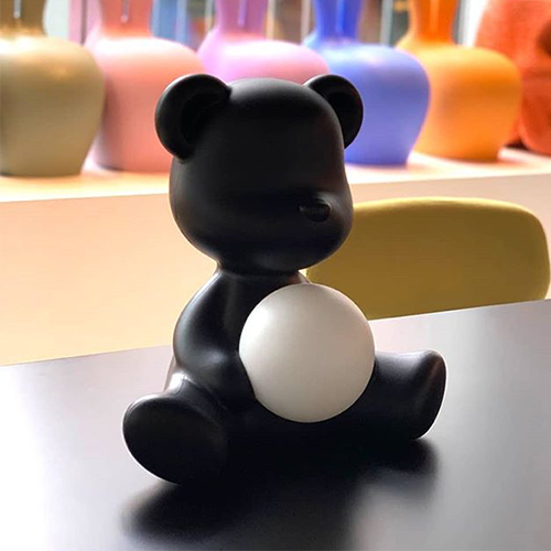 Qeeboo teddy girl lamp zwart