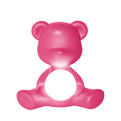 Qeeboo teddy girl lamp roze wit