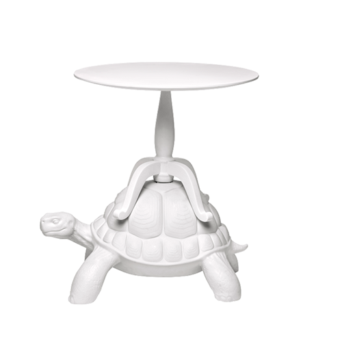 qeeboo turtle bijzettafel wit
