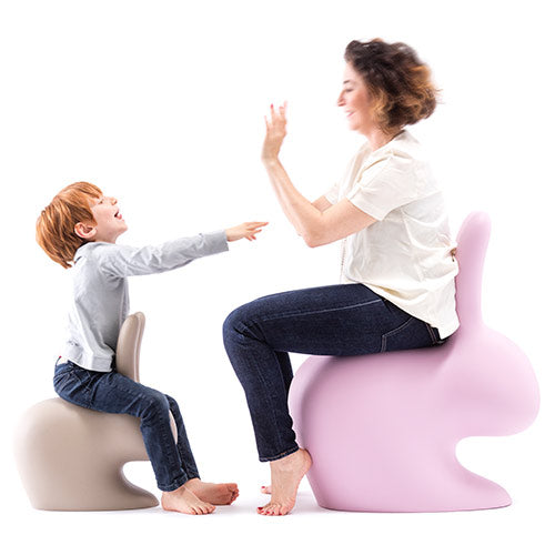 qeeboo rabbit chair one bruin