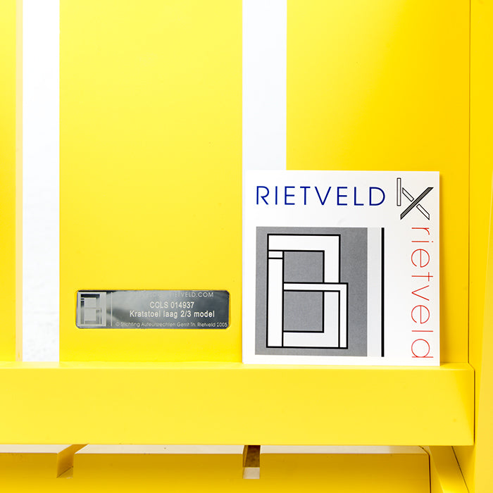 rietveld junior kratstoel geel