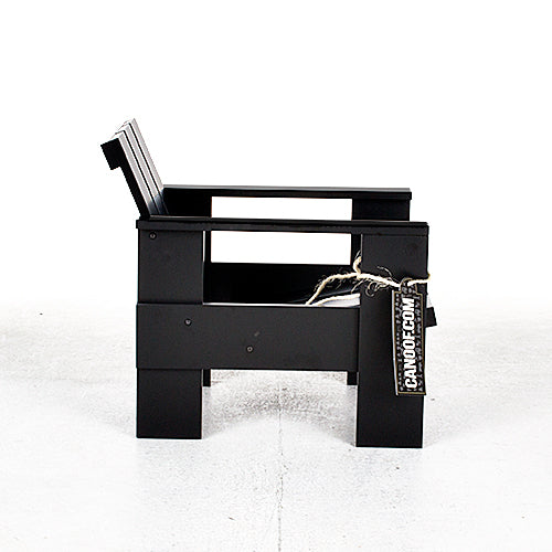 rietveld junior kratstoel zwart