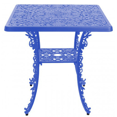 Seletti industry tafel vierkant blauw
