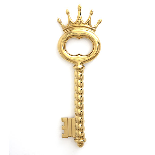 Seletti key crown goud kleur