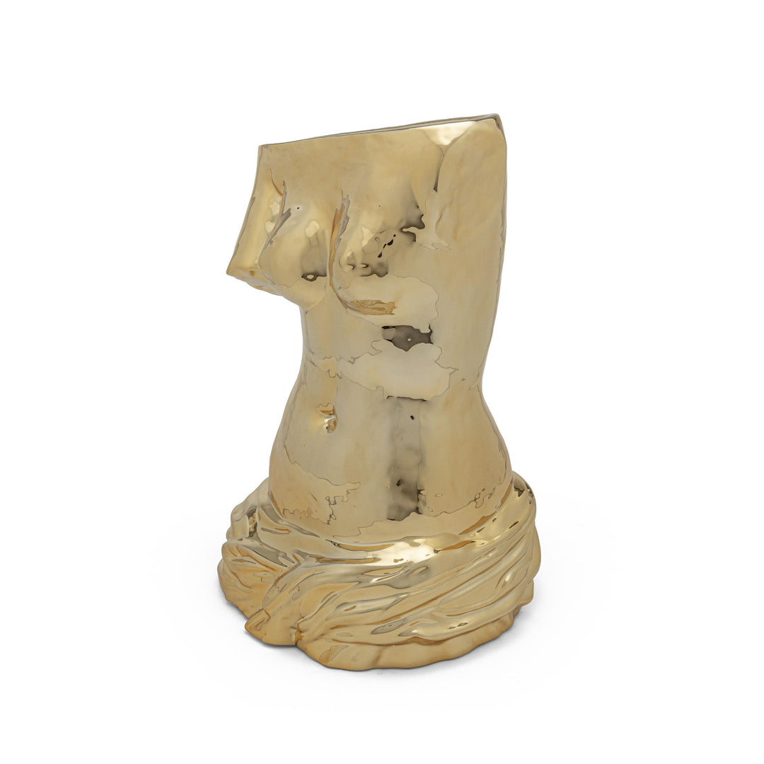 Seletti Milo vaas goud kleur