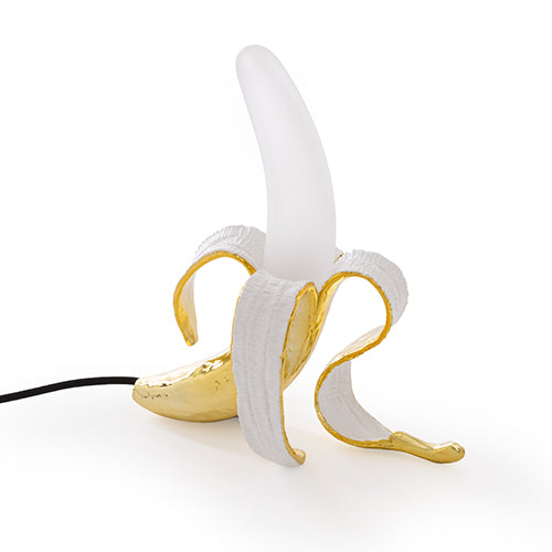Seletti banaan lamp goud