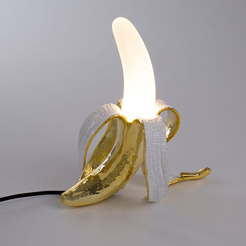 Seletti banaan lamp goud