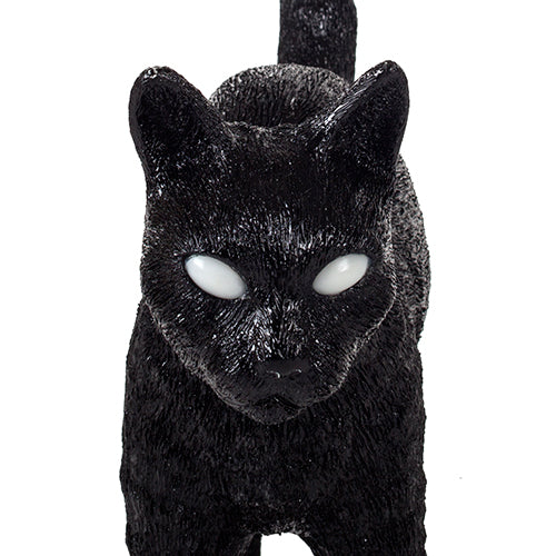 seletti cat lamp zwart