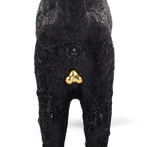 seletti cat usb lamp zwart