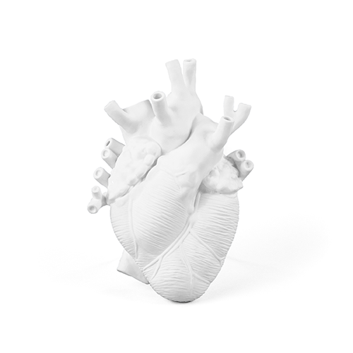 seletti hart vaas wit