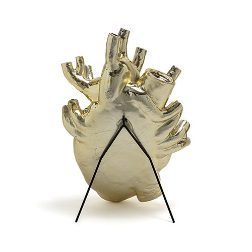 Seletti hart vaas giant goud