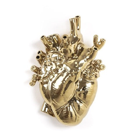 seletti hart vaas goud kleur