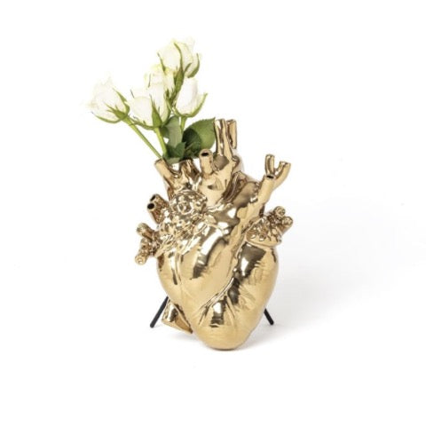 seletti hart vaas goud
