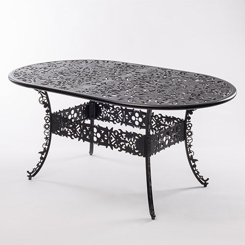 seletti industry tafel ovaal zwart