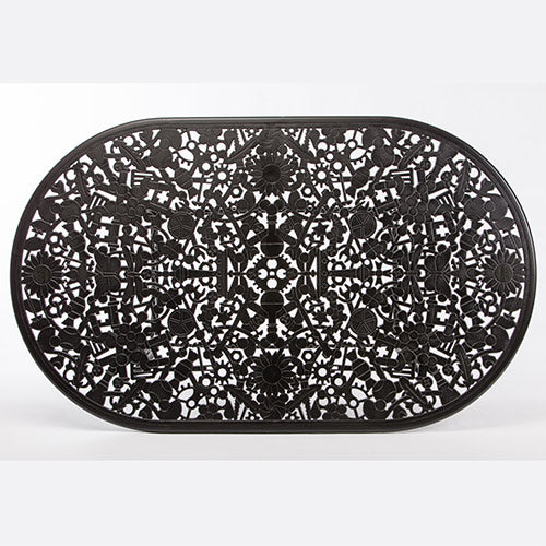 seletti industry tafel ovaal zwart