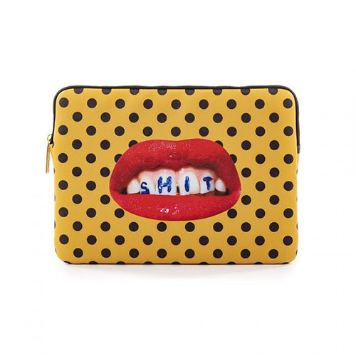 seletti laptoptas geel