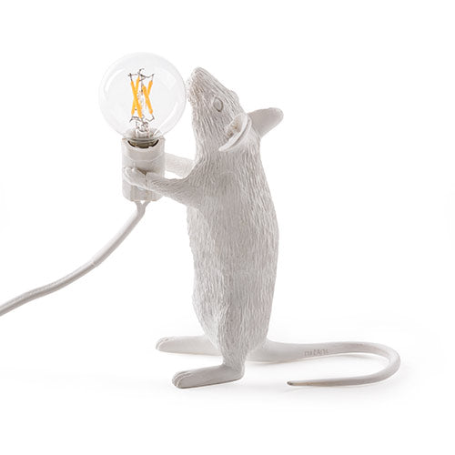 seletti muis lamp staand wit